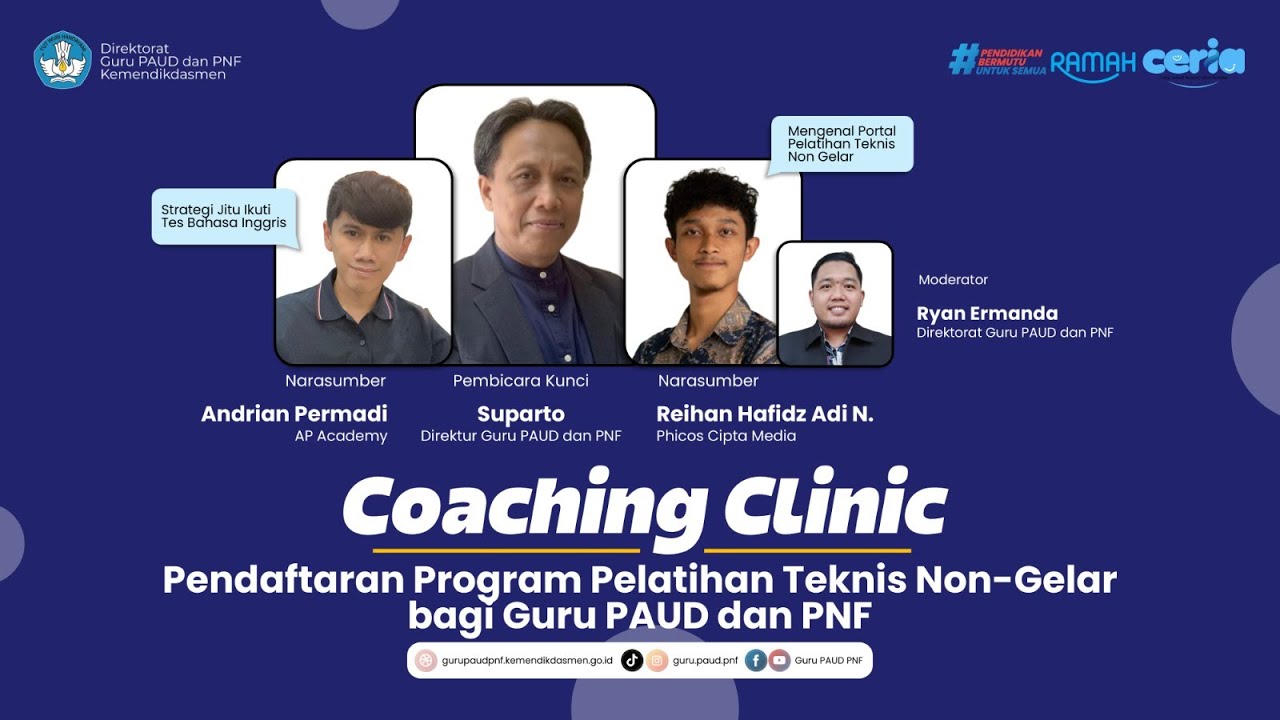 Coaching Clinic Pelatihan Teknis Non Gelar