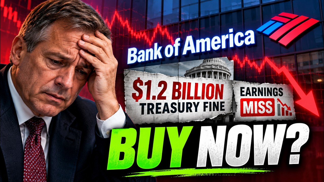 Akcje Bank of America spadają o 5% po karze pieniężnej w wysokości 1,2 mld USD i słabych wynikach finansowych &mdash; czas kupić BAC?