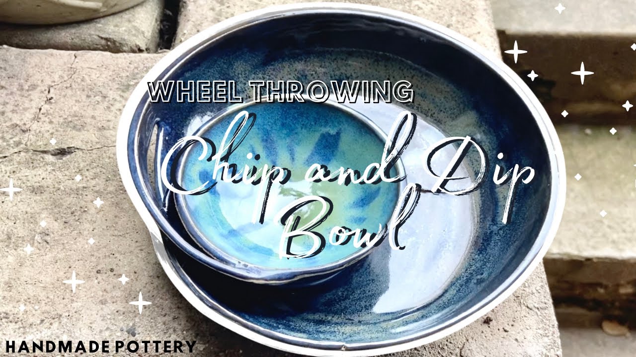 Throwing a Chip and Dip Bowl in Two Pieces on the Pottery Wheel (Time Lapse) | Pottery by Sara
