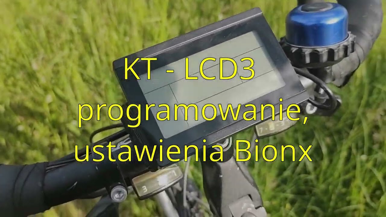 Wyświetlacz KT-LCD3 - działające ustawienia dla Bionx 2 generacji +opis parametr&oacute;w +zmiana ustawień