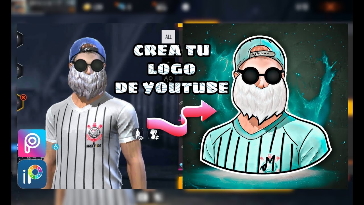COMO HACER UN LOGO CARTOON DE FREE FIRE | MAUWI FF