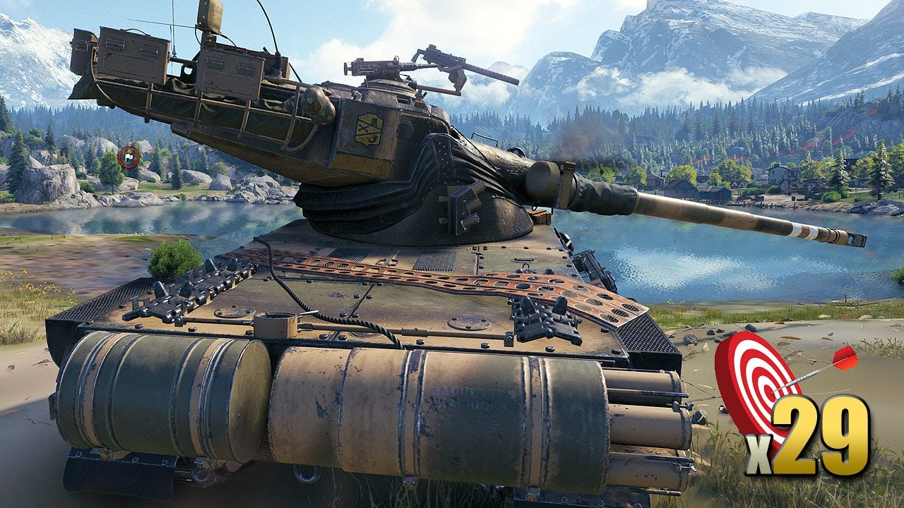 АМХ 50 В: Большая драма на карте Serene Coast - World of Tanks