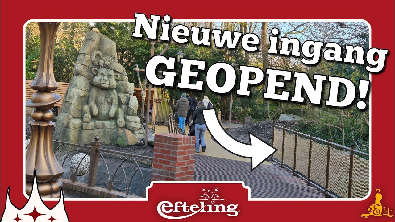 [#Efteling] NIEUWE INGANG Fabula GEOPEND! (4K) 