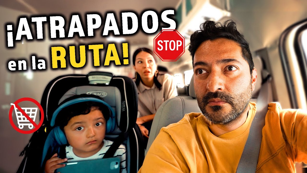 Rumbo a Alaska en motorhome: atrapados en la ruta… y sin comida | Familia mexicana viajando