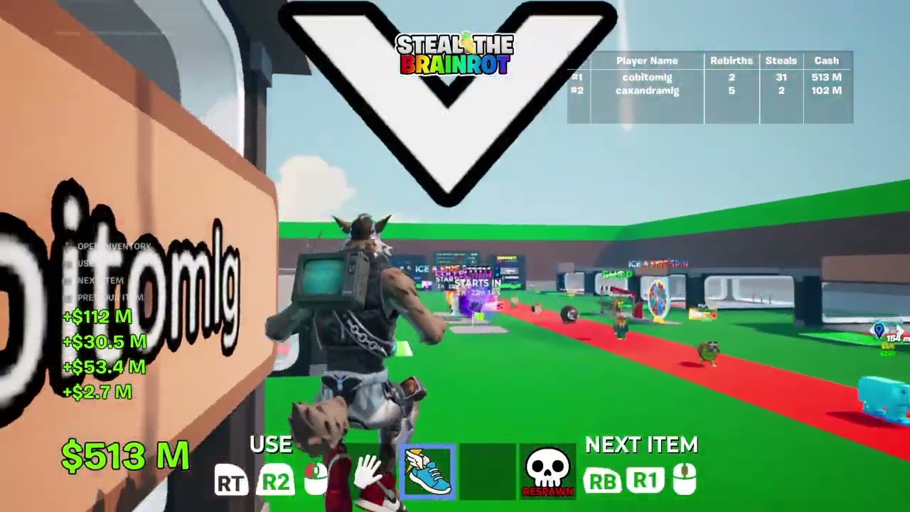 Fortnite steal a brainrot suscribiros y darle like