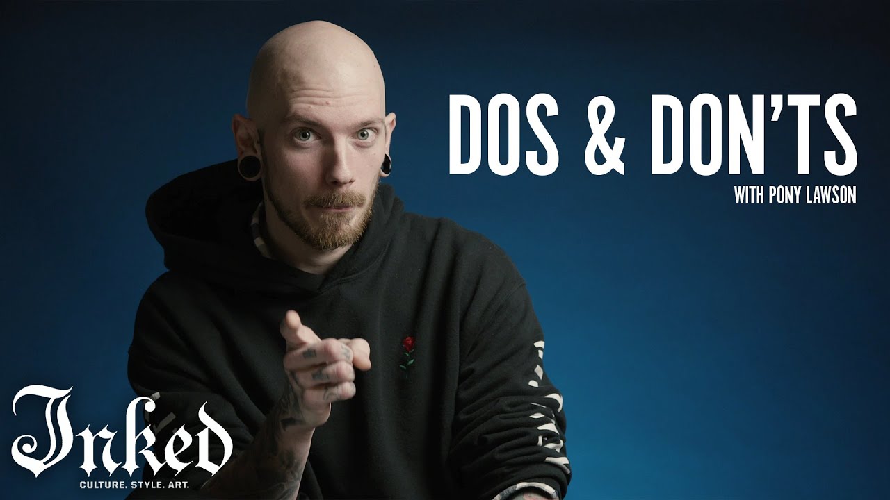 Clean Your Butt.. and Other Tattoo Tips from Pony Lawson | Inked