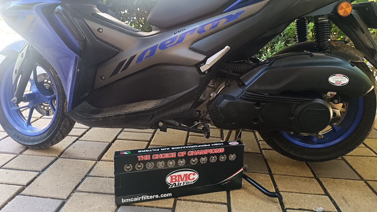 Yamaha Aerox 155 | Установка воздушного фильтра BMC