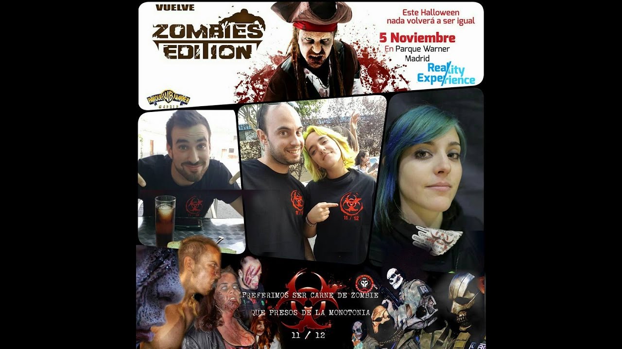 SURVIVAL ZOMBIE PARQUE WARNER MADRID