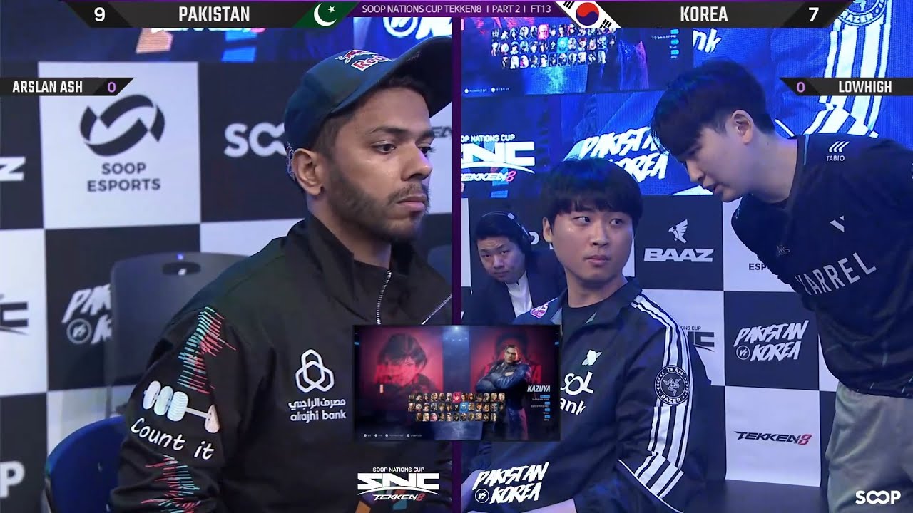 [철권8] 한국 VS 파키스탄 Day3 LowHigh VS Arslan Ash