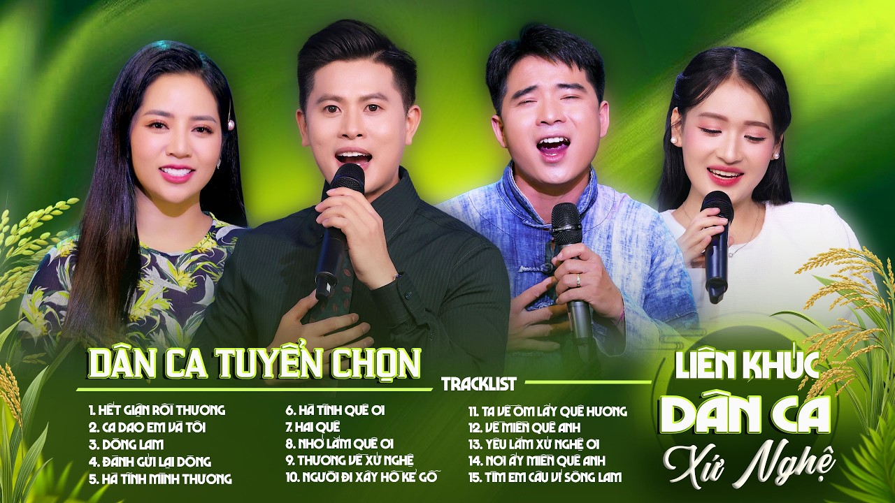 Hội Tụ Giọng Ca Người Con Xứ Nghệ Ngọt Ngào HOT Nhất | Dân Ca - Thành Viên, A Páo, Hoàng Hải, Cẩm Tú