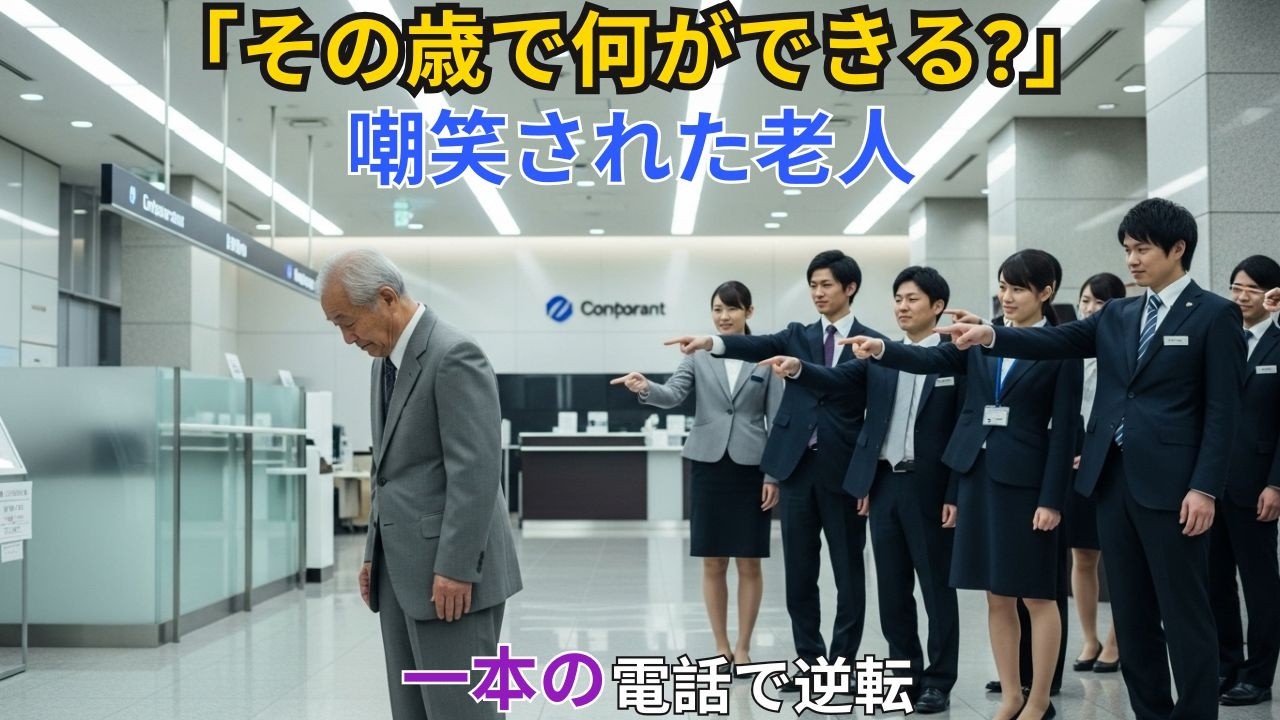 【スカッと】「その歳で何ができる?」笑われた老人。電話一本で逆転【シニア】