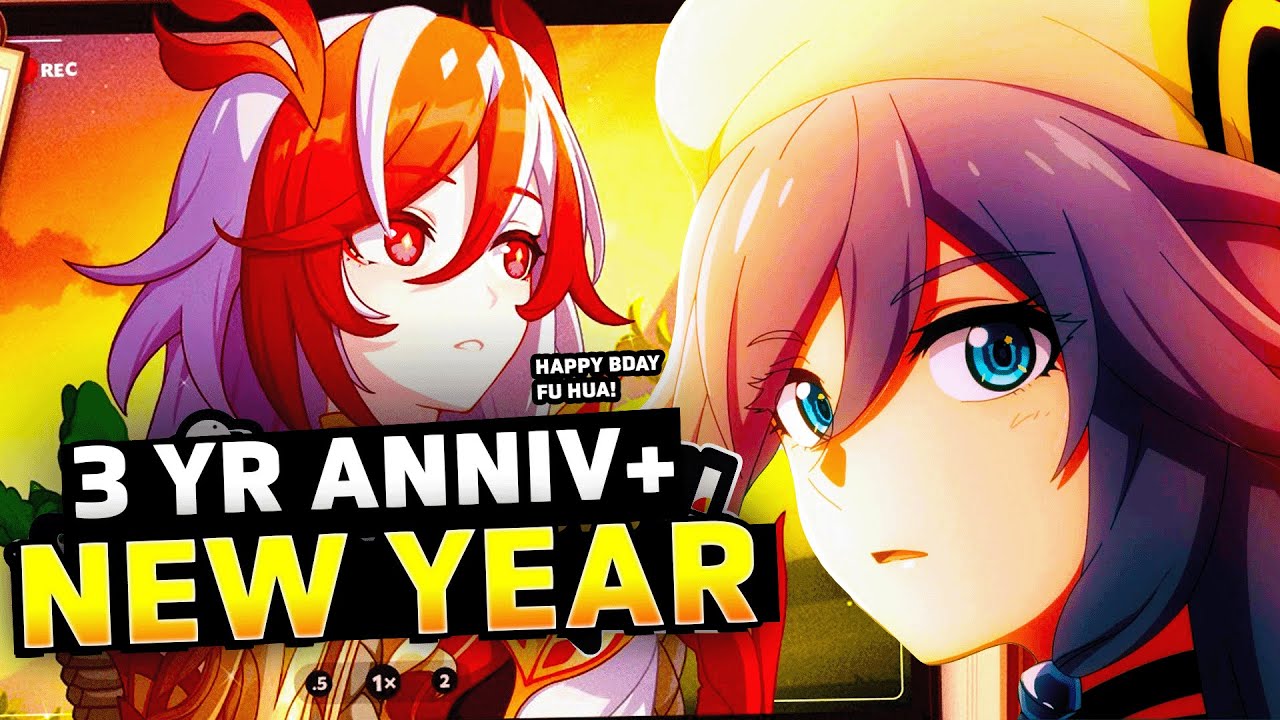 FU HUA [NEW YEAR CELEBRATION pt1] + 3 YR Stream Anniversary | Honkai Impact 3rd