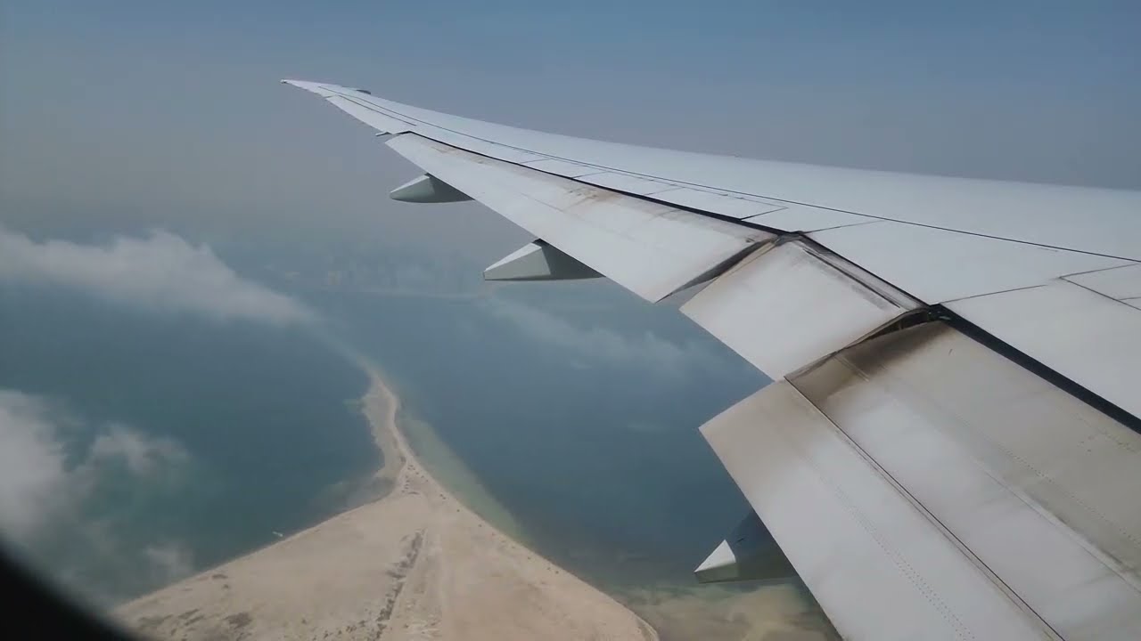 Take-off from Hamad International Airport, Doha, Qatar | Boeing 777