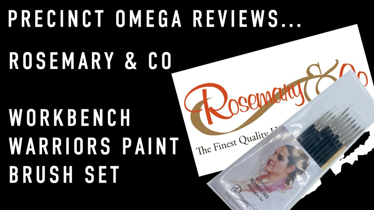 Precinct Omega Reviews... Workbench Warrior Paintbrush set from Rosemary & Co (Part 1)