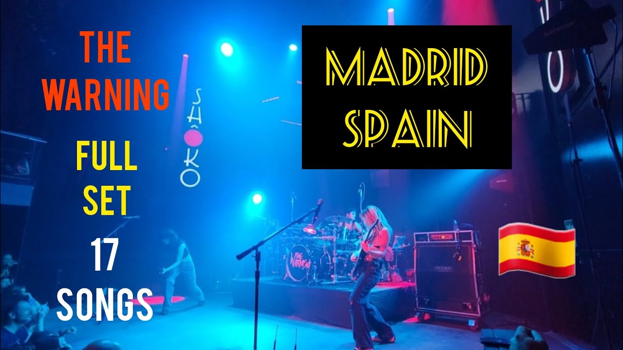 THE WARNING - MADRID - FULL SET - 17 Songs - 06/16/23 #live #music #tour #fyp #martintw @LiveMartin