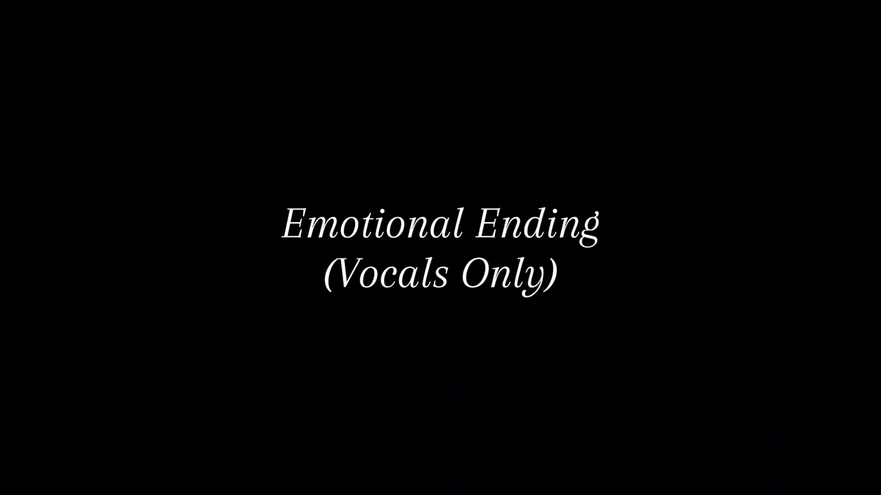 Background Emotional Ending (Vocals Only) (london view sample) 