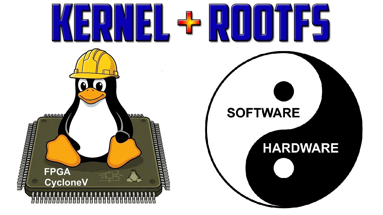 Kernel + rootfs para CycloneV (paso a paso)