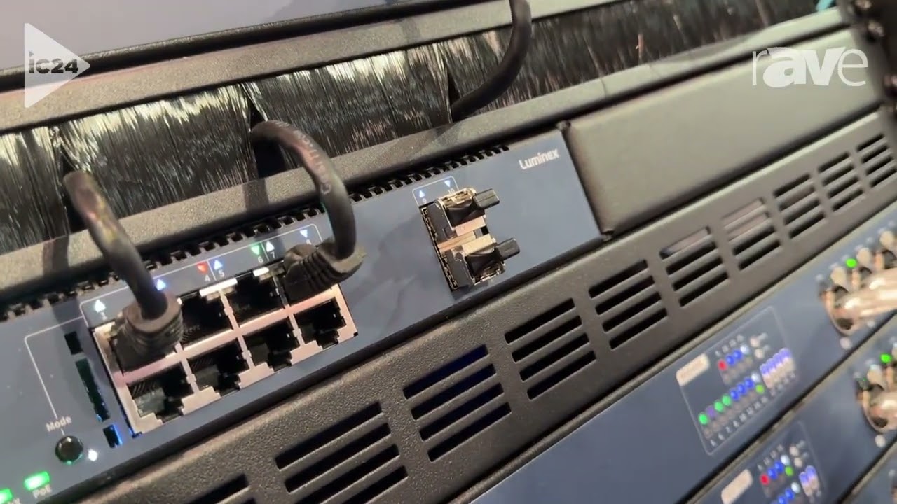 InfoComm 2024: Luminex Highlights the GigaCore 10i Network Switch for Converged AV Networks
