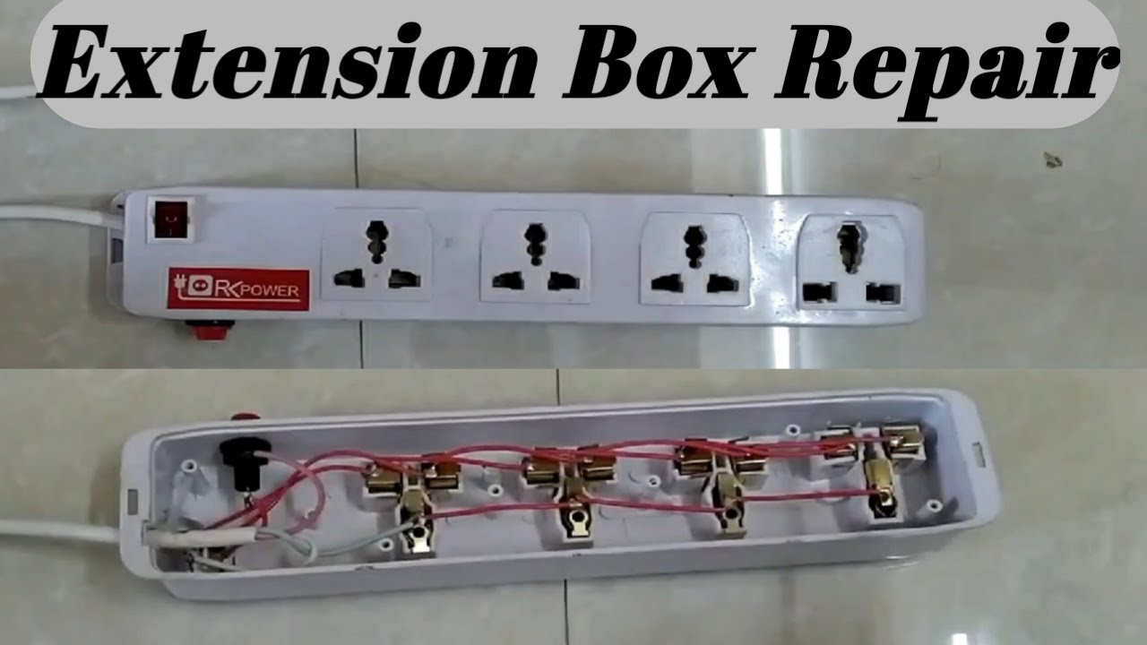 How to repair Extension box in Telugu