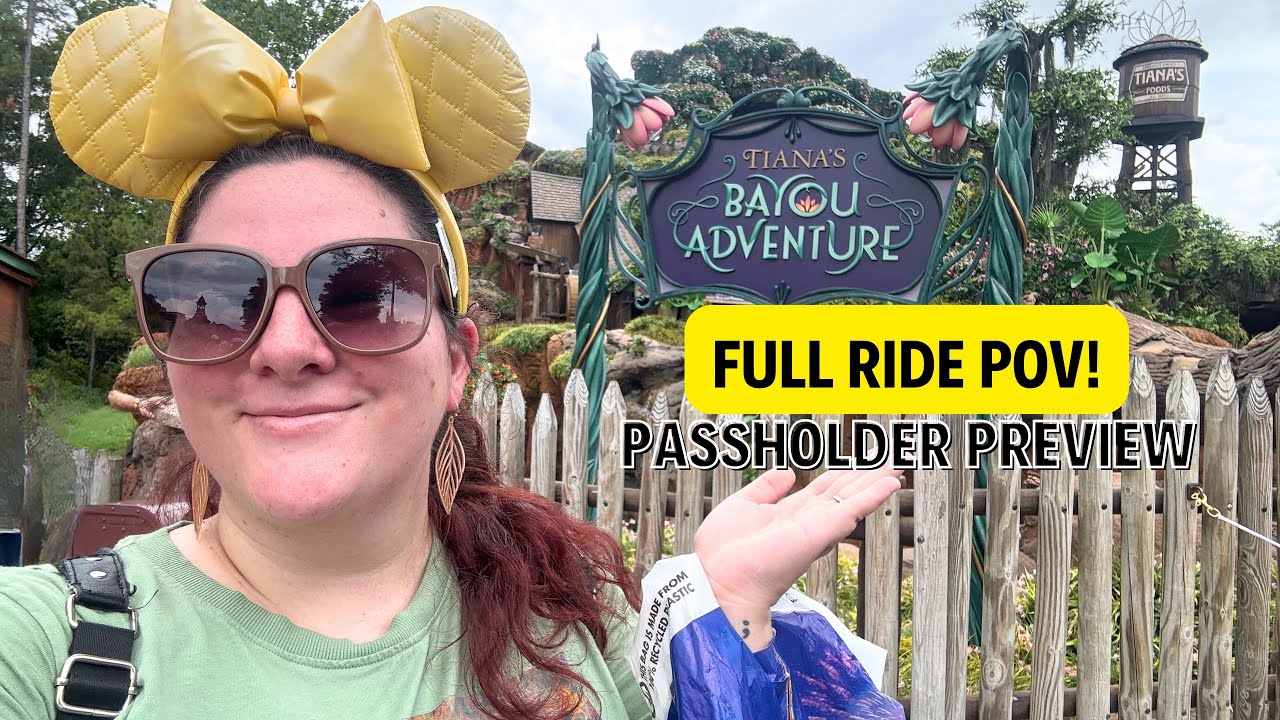 Tiana’s Bayou Adventure Disney Passholder Preview: Full POV & Review!!