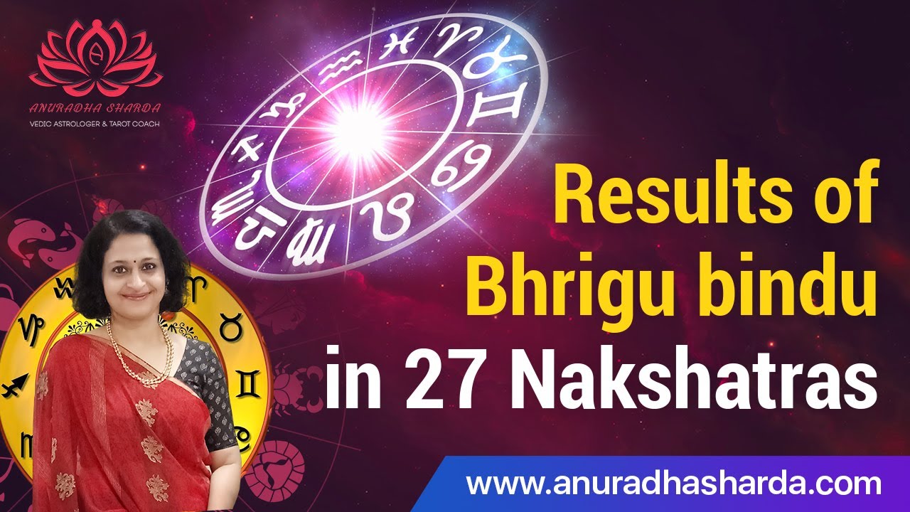 Results of Bhrigu bindu in 27 Nakshatras | Destiny point in different nakshatras | Fortuna point