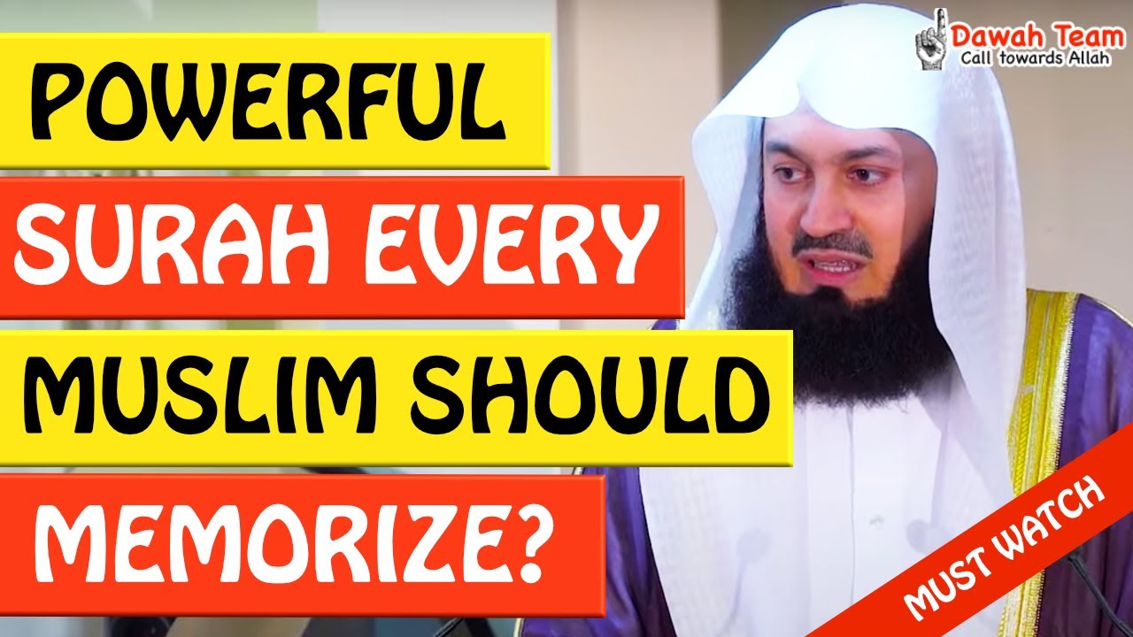 🚨MOST POWERFUL SURAH EVERY MUSLIM SHOULD MEMORIZE🤔 - MUFTI MENK