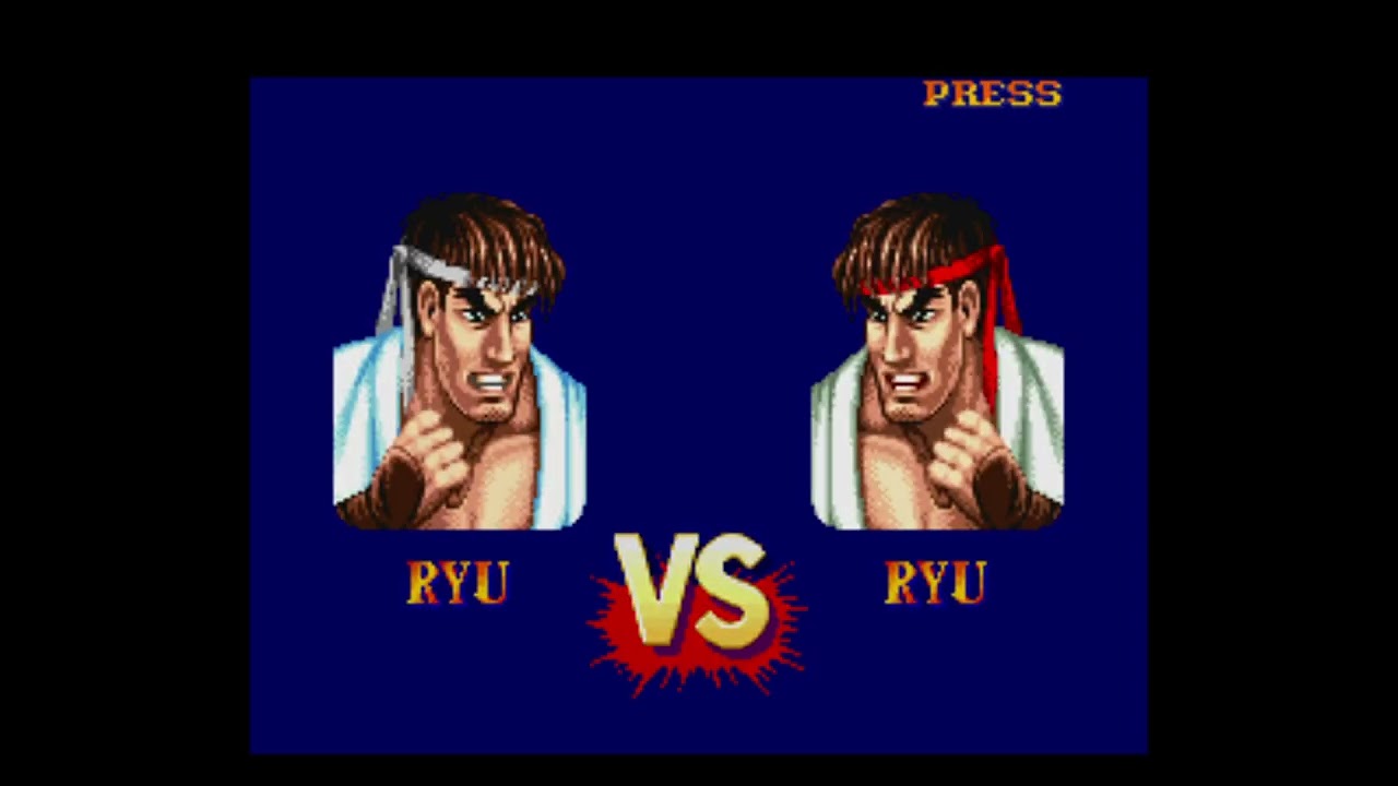 SNES Street Fighter II Turbo Playthrough Ryu
