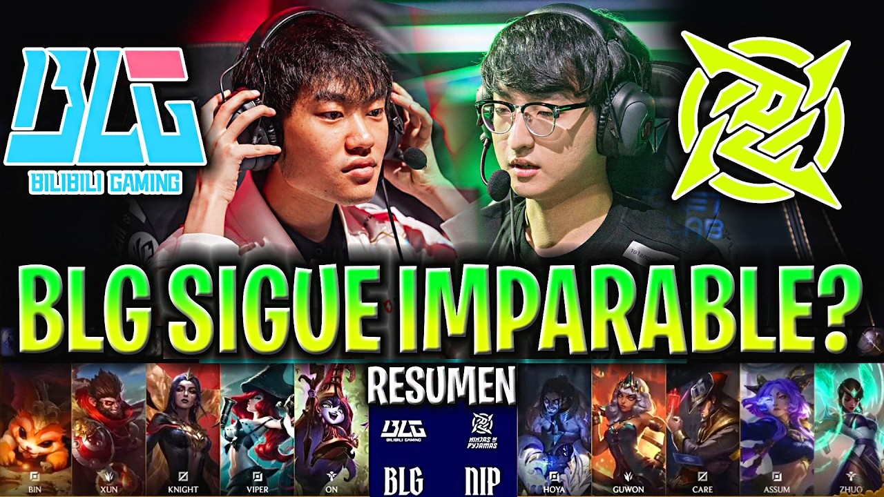BILIBILI SIGUE IMPARABLE EN CHINA? 😱SON MUY BUENOS!🔥 | BLG vs NIP Resumen Completo LPL Playoffs 2026