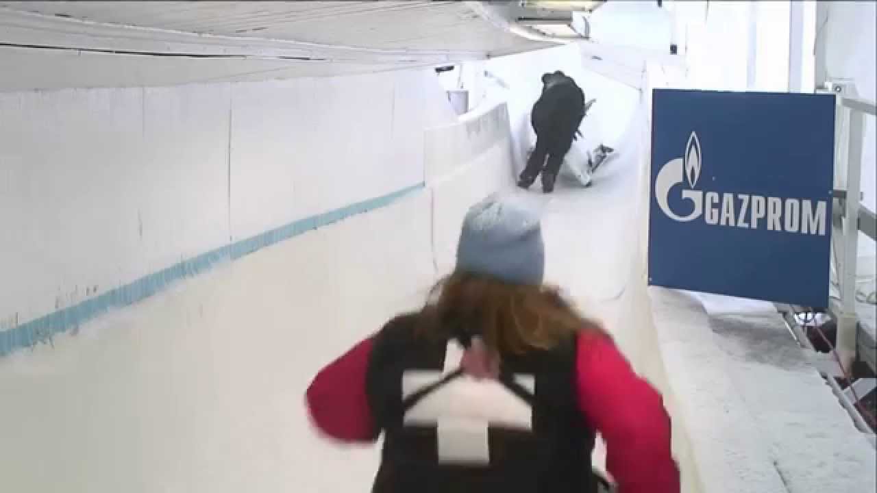 Korean team crashed. Lake Placid 2014