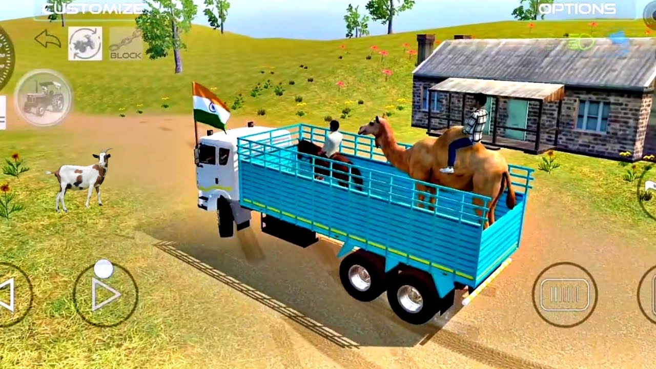 Drive Truck and Unloading Stone From Horse/ Camel #truck #gamingvideos #usavideo 