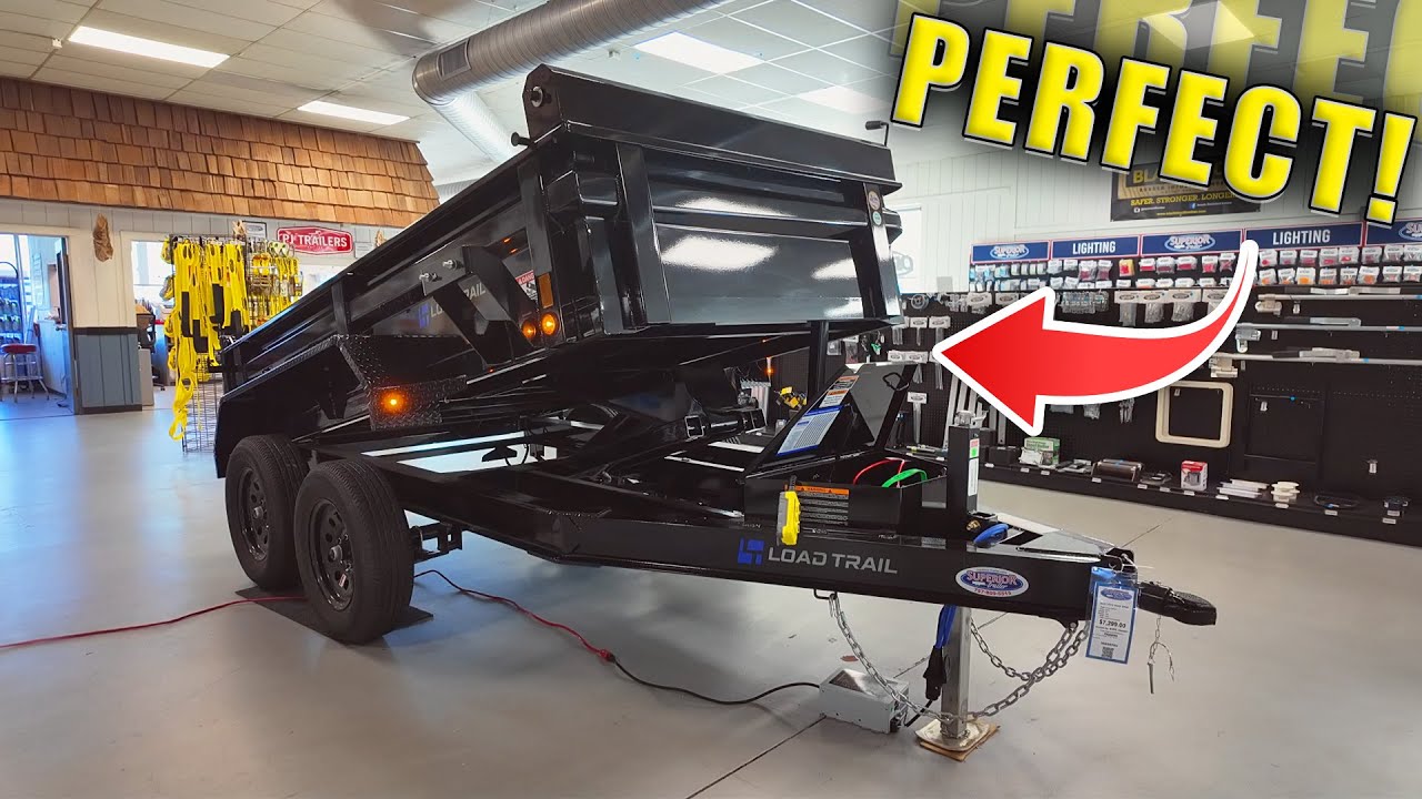 Load Trail Dump Trailer (Black) | Quick Tour + Key Features