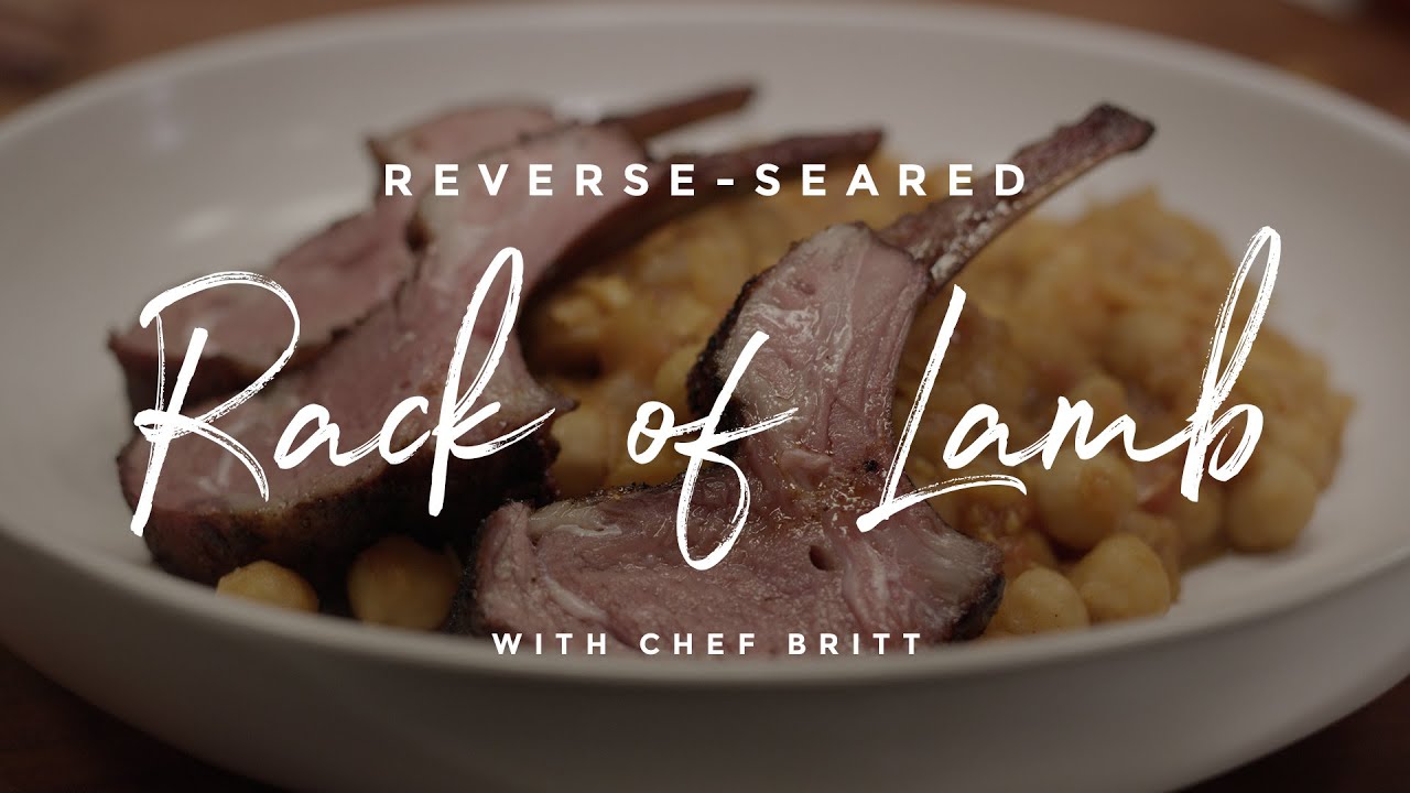 Reverse Seared Rack of Lamb