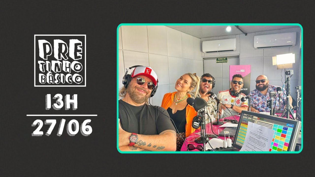 PRETINHO BÁSICO 13H AO VIVO | Rede Atlântida | 27/06