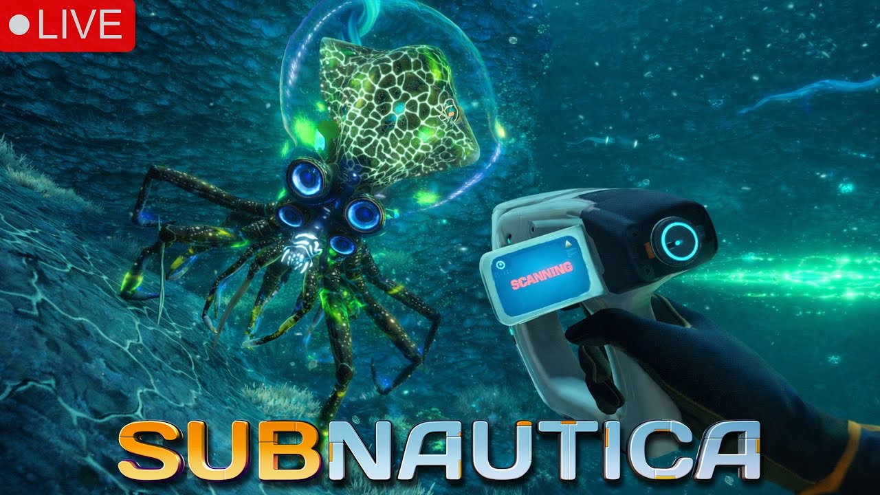 Playing Subnautica For The First Time Part 2 (Live)