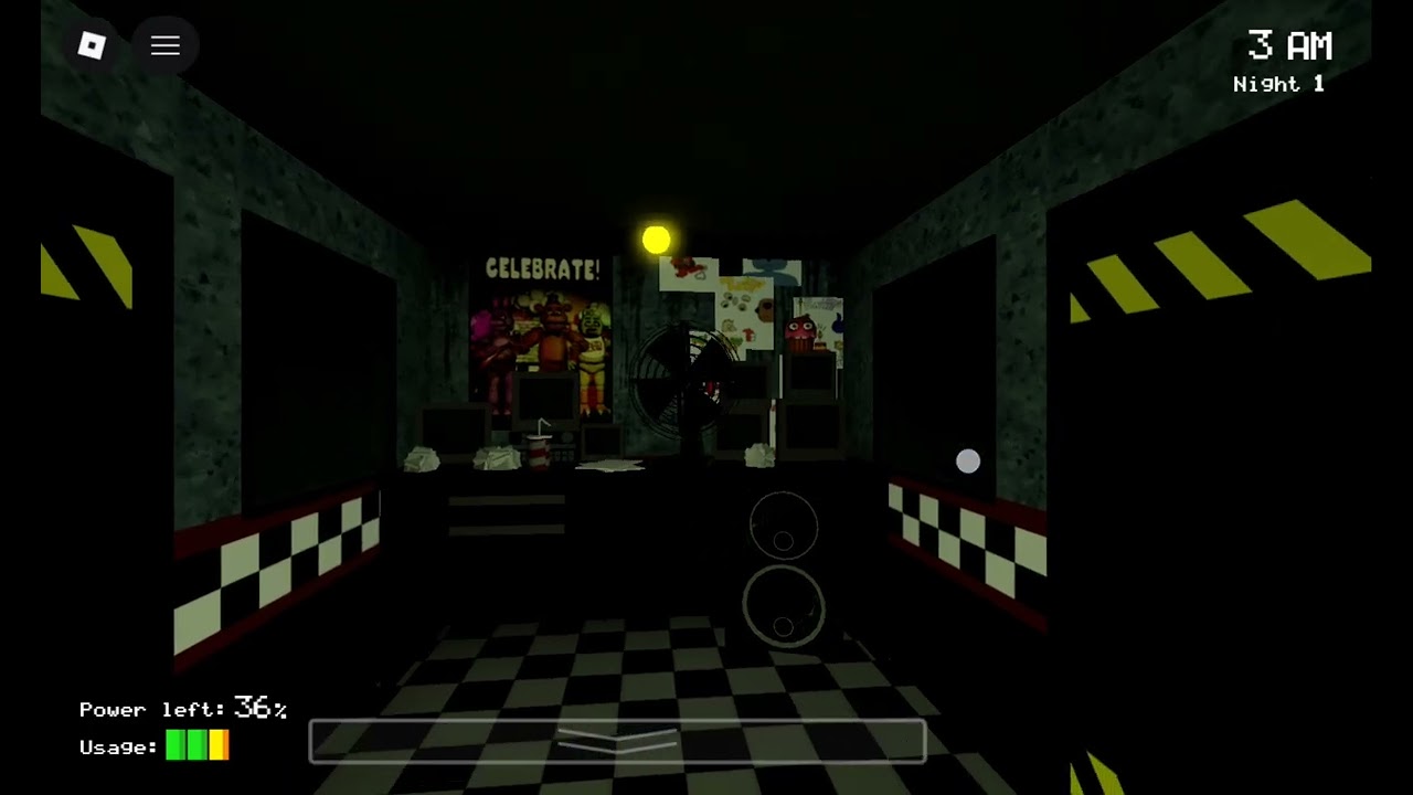 Jugando five nigths at freddys 1 o fnaf 1 parte 2 esta ves no se me tildó