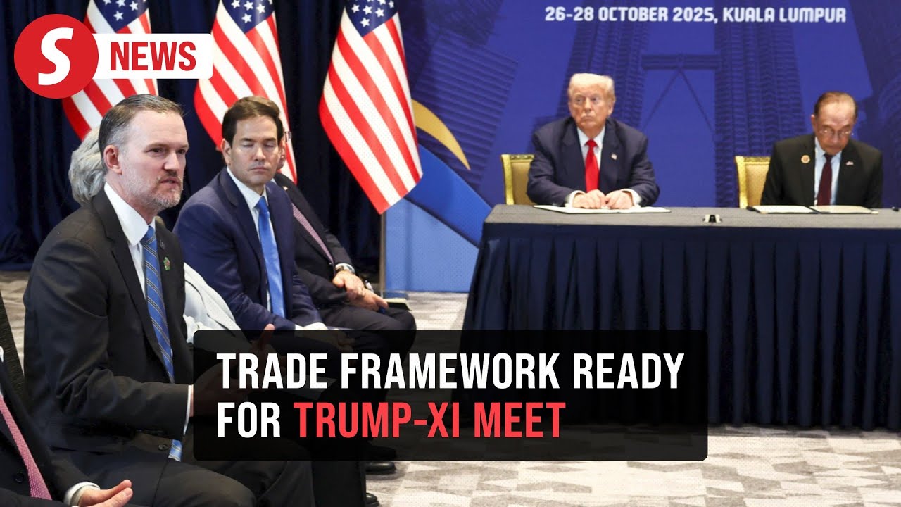 US says trade talks with China moving toward agreement for Trump and Xi to review