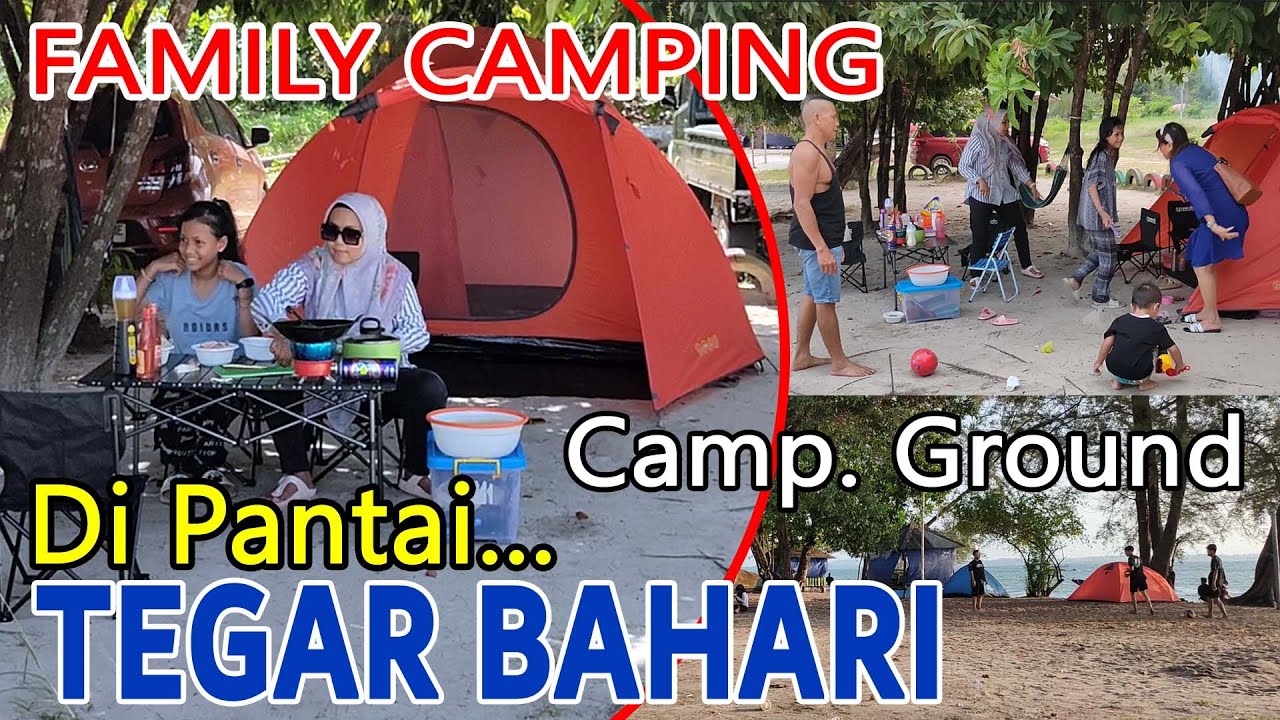 CAMPING KELUARGA | PANTAI TEGAR BAHARI JEMBATAN 6 BARELANG | PULAU GALANG BARU BATAM  #familycamping