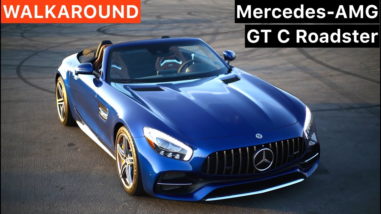 Mercedes AMG GT C Convertible WALKAROUND + SOUND