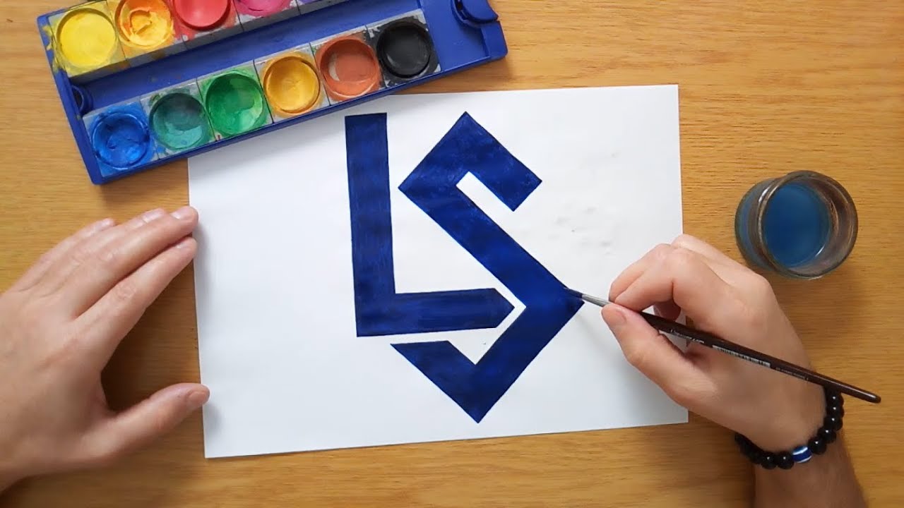 How to draw the Lausanne-Sport logo