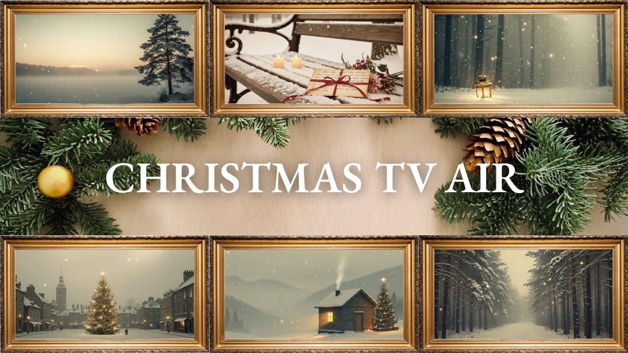 Christmas Gallery for Your TV – Framed Holiday Art Screensaver in 4K