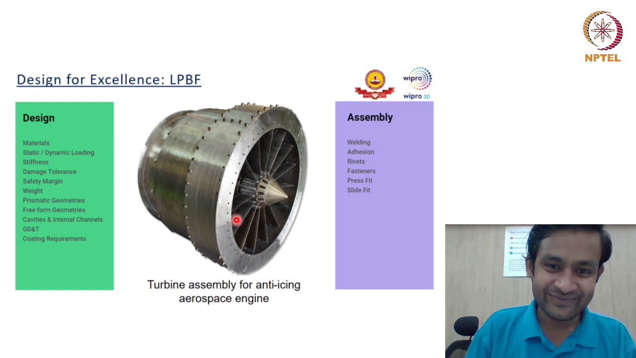 mod06lec25 - Design for Laser Powder Bed fusion (LPBF)