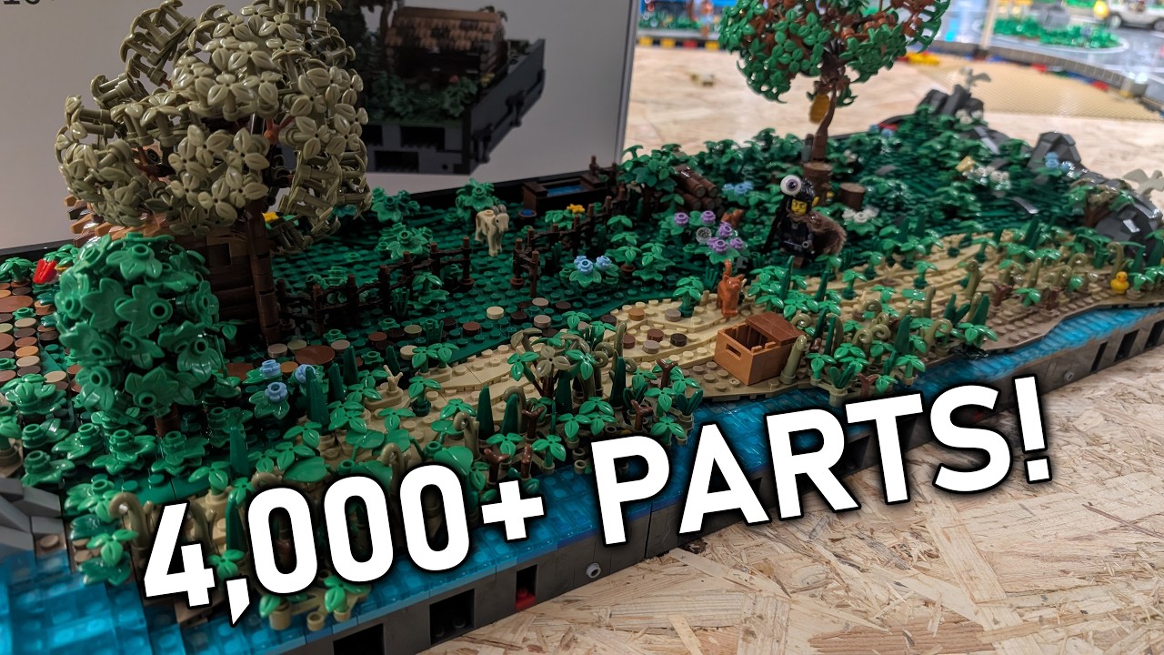 Ten średniowieczny zamek staje się DZIKI! 🌊 Ponad 4000 element&oacute;w p&oacute;źniej&hellip;
