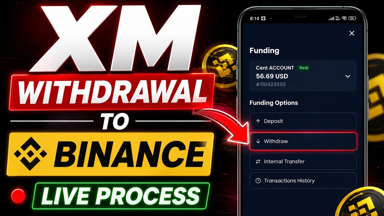 XM Se Binance Me Withdrawal Kaise Kare | XM Withdrawal To Binance Live Process