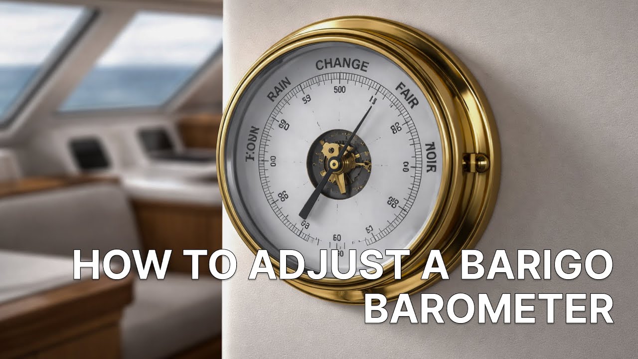 How to Adjust a Marine Barometer | Barigo Calibration Explained