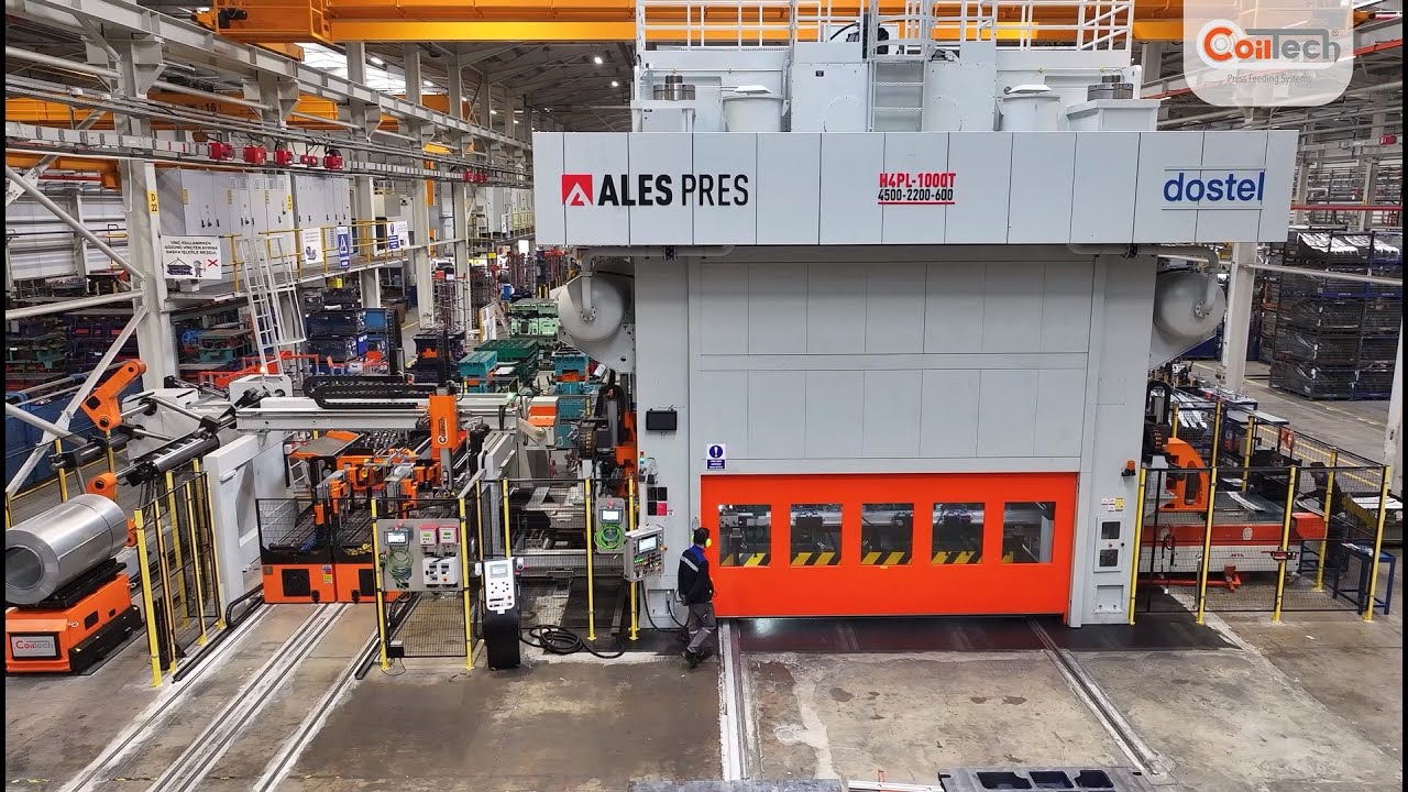 COILTECH | Destacker and Transfer System With Coil Line | 3 Axis Transfer Systems