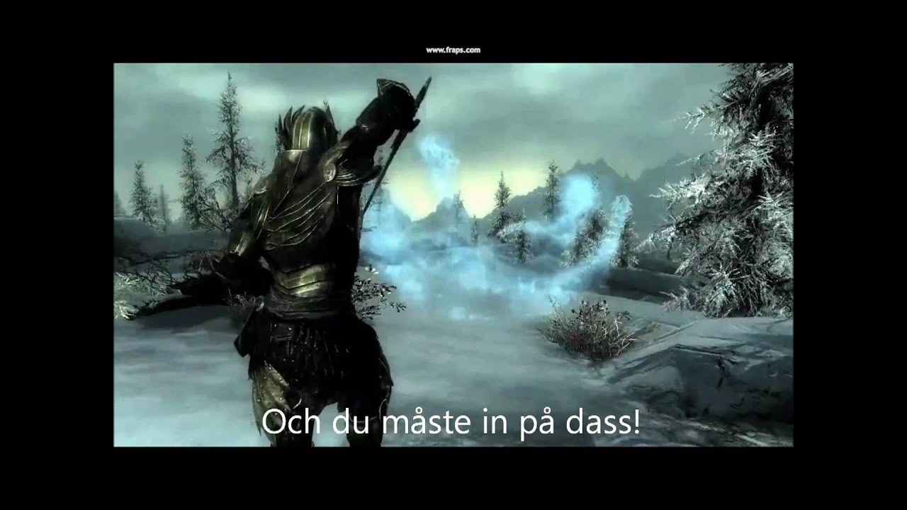 The Elder Scrolls V SKYRIM - ''Trailer Song'' w/ SWEDISH LYRICS! :D