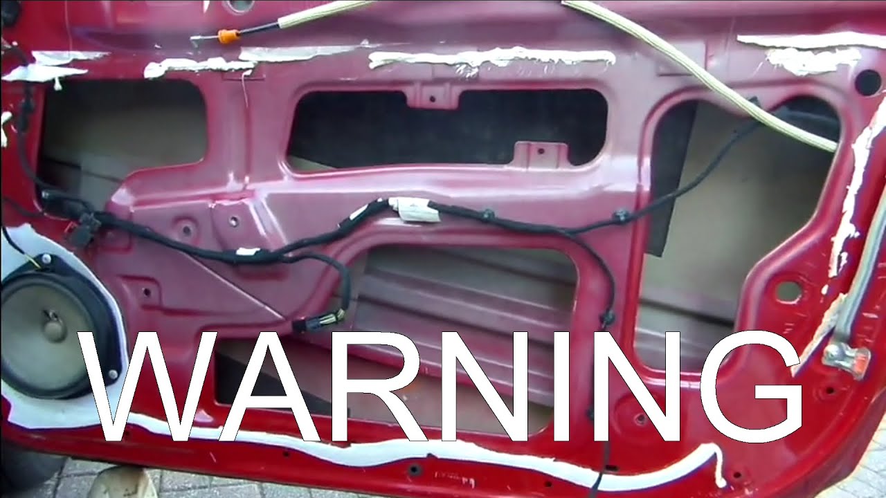 Alfa Romeo MITO Window Regulator WARNING replacement