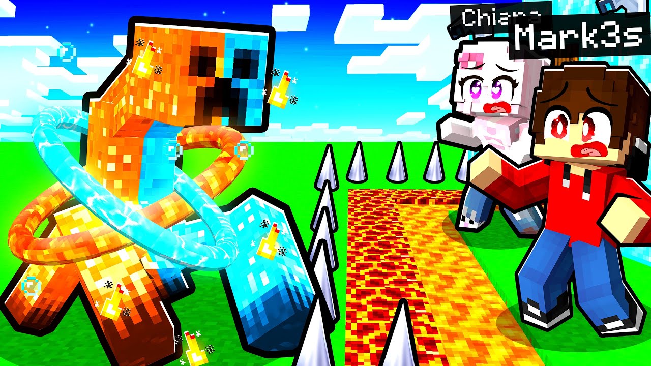 CASA SICURA contro CREEPER ELEMENTALE in MINECRAFT!