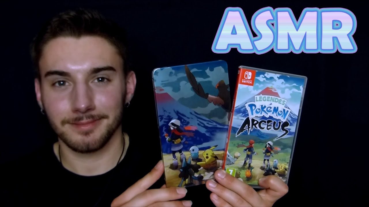 ASMR FR - Unboxing Pokémon Legends Arceus + SteelBook !