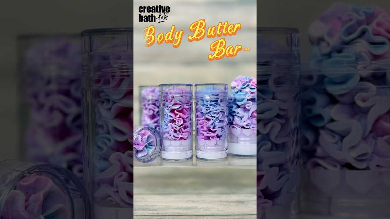The BEST 2-Ingredient Body Butter Bar Recipe -QUICK, EASY, BEAUTIFUL!